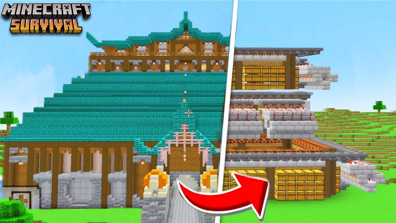 Minecraft Survival: Ultimate Storage System Build - YouTube