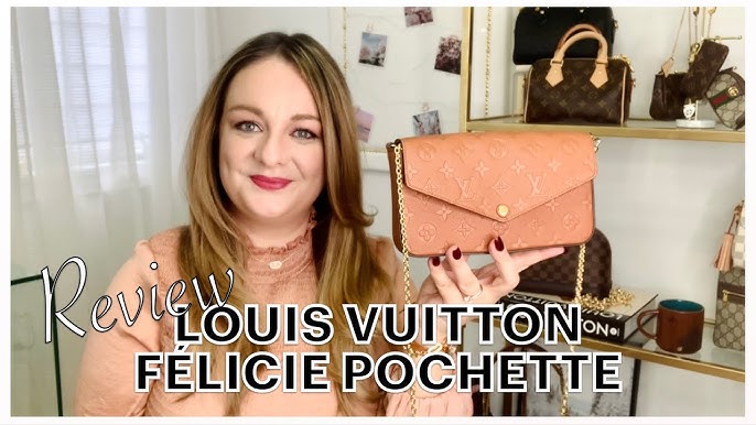 Added a felicie pochette in turtledove to my small collection : r/ Louisvuitton