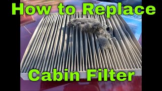 How to replace the Cabin filter on a 2013 to 2019 Dodge Durango