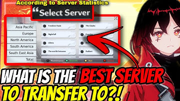WHAT SERVER SHOULD YOU TRANSFER? (Tower of Fantasy)