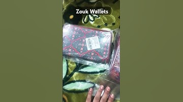 Zouk wallet haul.🤩🤩 affordable and classy wallets #zouk #wallet #zoukwallet