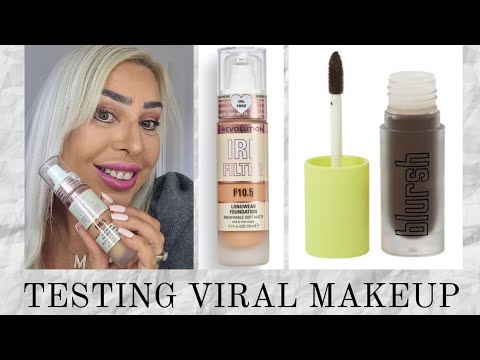 TESTING NEW VIRAL MAKEUPREVOLUTION IRL FOUNDATIONMADE MY