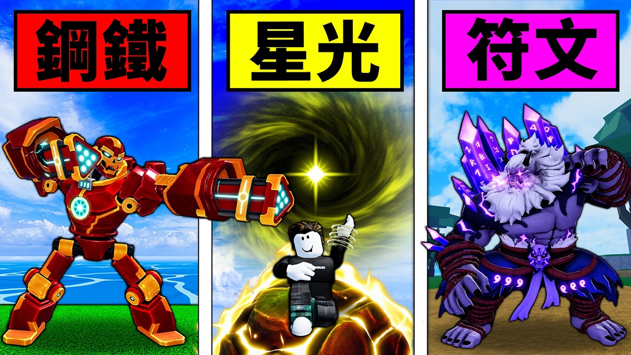 【Blox Fruits】抽所有新皮膚！鋼鐵人造型帥度爆表！【Roblox 海賊王】【機械方塊】