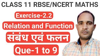 ncert class 11 maths chapter 2.2|11th class math chapter 2.2 in hindi|2.2