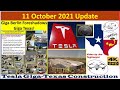 Tesla Gigafactory Texas 11 October 2021 Cyber Truck & Model Y Factory Construction Update (08:15AM)