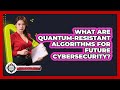 Quantum-Resistant Algorithms: The Future of Cybersecurity 🔒