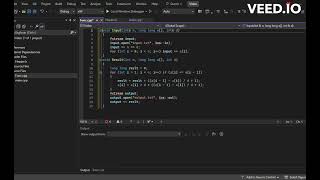 create project with multiple source files, compile, run and debug in the project using visual studio