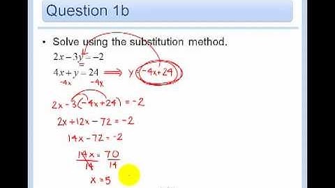 3.2 - Solve Linear Systems Algebraically