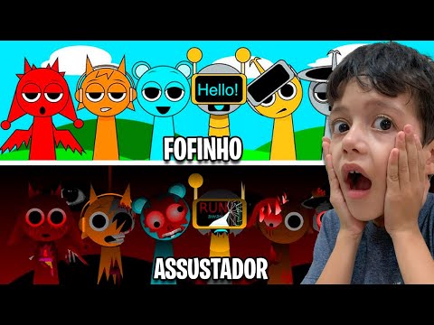 😱 SPRUNKI parecia FOFINHO mas ficou MEGA ASSUSTADOR em SEGUNDOS!