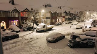 London Snow Fall Uk 🇬🇧 2022 by H&H Official 119 views 1 year ago 5 hours