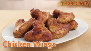 Knusprige Chicken Wings einfach selber machen | Einfaches Rezept für Hähnchenflügel im Backofen