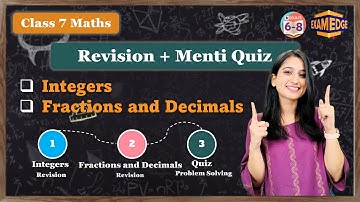Exam Edge: Mid-term Maths Menti Quiz & Quick Revision | Class 7 | Chapters 1 & 2 | BYJU