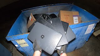 Dumpster Diving 'Got 5 Laptops!'