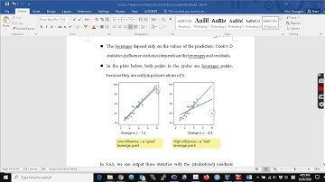 Regression diagnostics 3