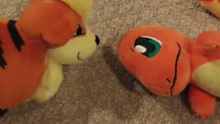 Pokemon Battle! : Growlithe vs Charmander #127