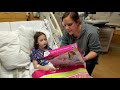 My Daughter Opening Gifts In The Hospital!