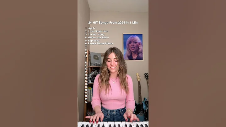 24 HIT songs from 2024 in 1 Minute thumbnail