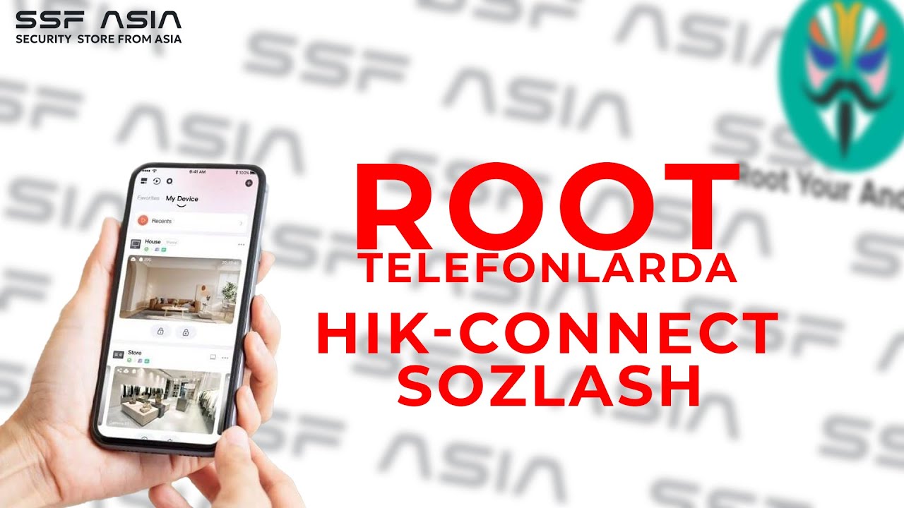 ROOT TELEFONLARGA HIK-CONNECT O'RNATISH | Установка HIK-CONNECT на телефоны с правами root