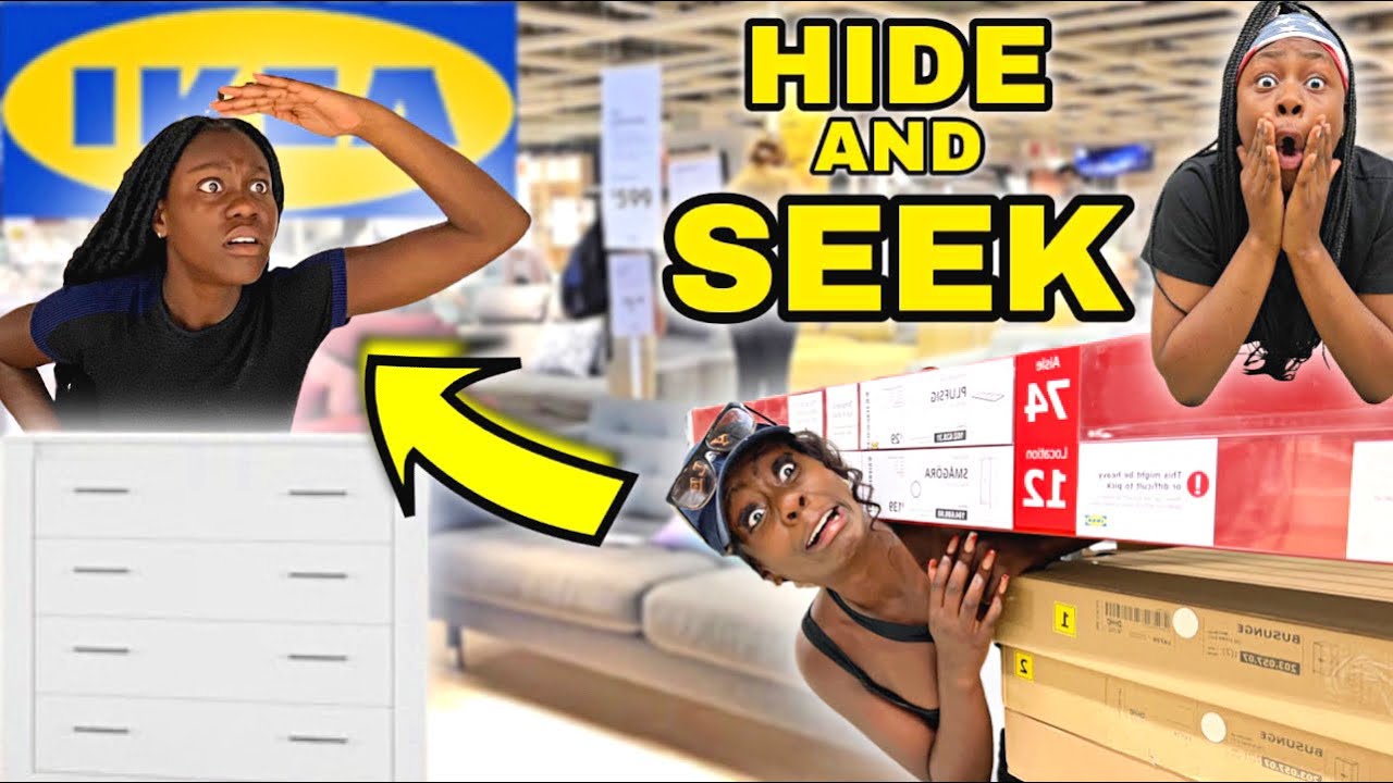 Extreme HIDE & SEEK at LARGEST IKEA! | The Queens Family