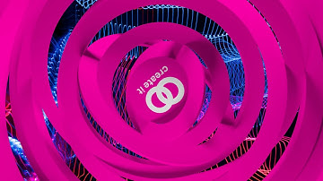 Circular Shapes logo animation intro template (no software needed)