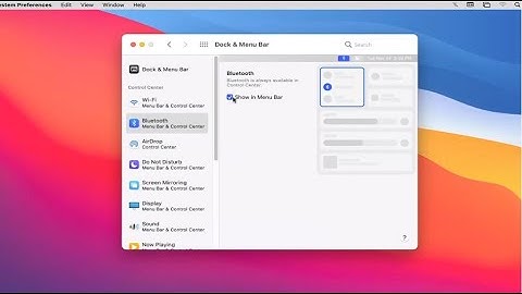 How to See Bluetooth Icon in Menu Bar On MacBook [Tutorial]