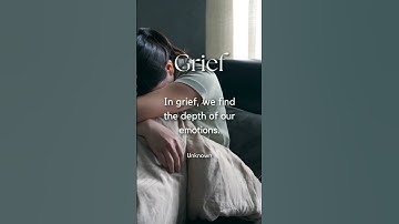 We Find the Depth of Our Emotions #grief #griefjourney