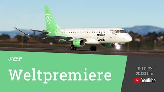 World Premiere: FlightSim Studios E-Jet E-175 Livestream with Marten [GER/ENG]
