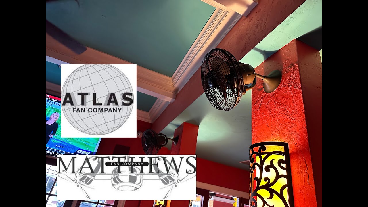 Matthews (Atlas Fan Co) Kaye Wall Fans (Late 2023 Remake)