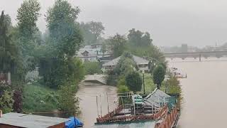 Amid Heavy Rainfall, Flood Like Conditions in Jhelum Srinagar April 29:2024