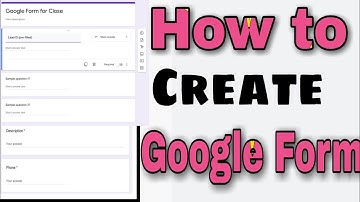 How To Create Google Form 2021 | Google Form Create In Hindi