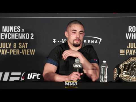 UFC 213: Robert Whittaker Post-Fight Press Conference - MMA Fighting