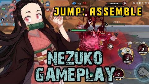 JUMP ASSEMBLE MOBA APK: Nezuko Gameplay | BETA TEST | NEW ANDROID GAME