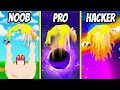 NOOB vs. PRO vs. HACKER In Buddy Toss