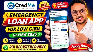 Emergency Loan App for Low Cibil  | How to Get Loan with Low Cibil Score | New Loan App 2026 |