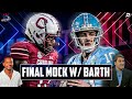 Live patriots daily final mock draft w alex barth