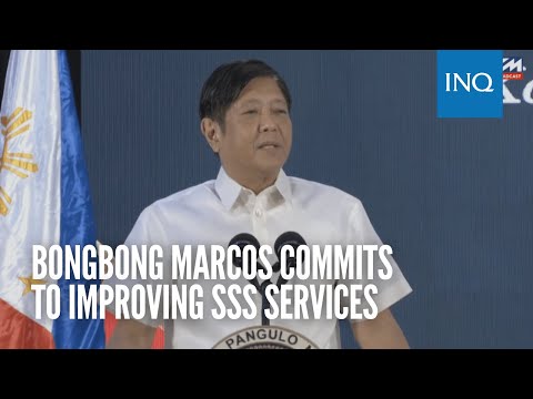 Bongbong Marcos commits to improving SSS services