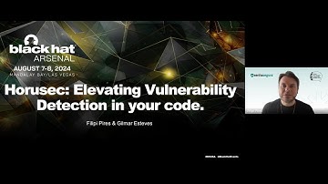 Filipi Pires - Horusec - Black Hat Arsenal - 2024