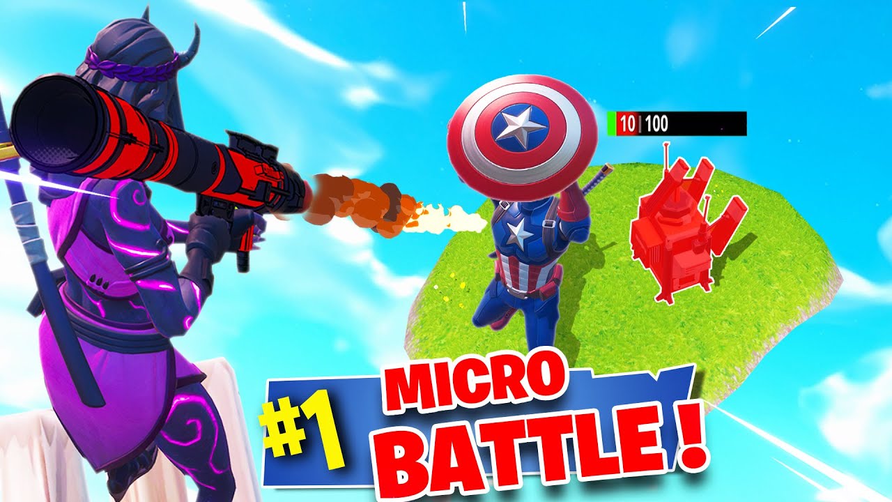In der letzten Sekunde...🤯 in Fortnite Micro Battles!