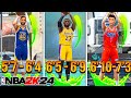 BEST JUMPSHOTS for EVERY HEIGHT   THREE POINT RATING in NBA 2K24 SEASON 3!