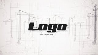 Construction Site Logo Reveal - After Effects Template