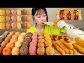 치즈볼 종류가 이렇게 많다고? 7가지 치즈볼 치즈스틱 소떡 뿌링핫도그 먹방!! Cheese ball  Cheese stick  hot dog  Side menu   mukbang