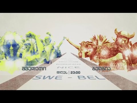 22 ივნისი, 23:00, პირველ არხზე - ევრო 2016. შვედეთი - ბელგია