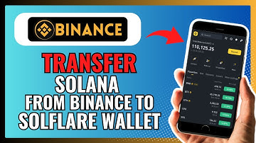 How To TRANSFER SOLANA FROM BINANCE TO SOLFLARE WALLET 2024!