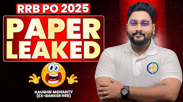 RRB PO 2025 Quant Exact Exam Questions with Approach to Score 30+ in 20 Minutes By Kaushik Mohanty