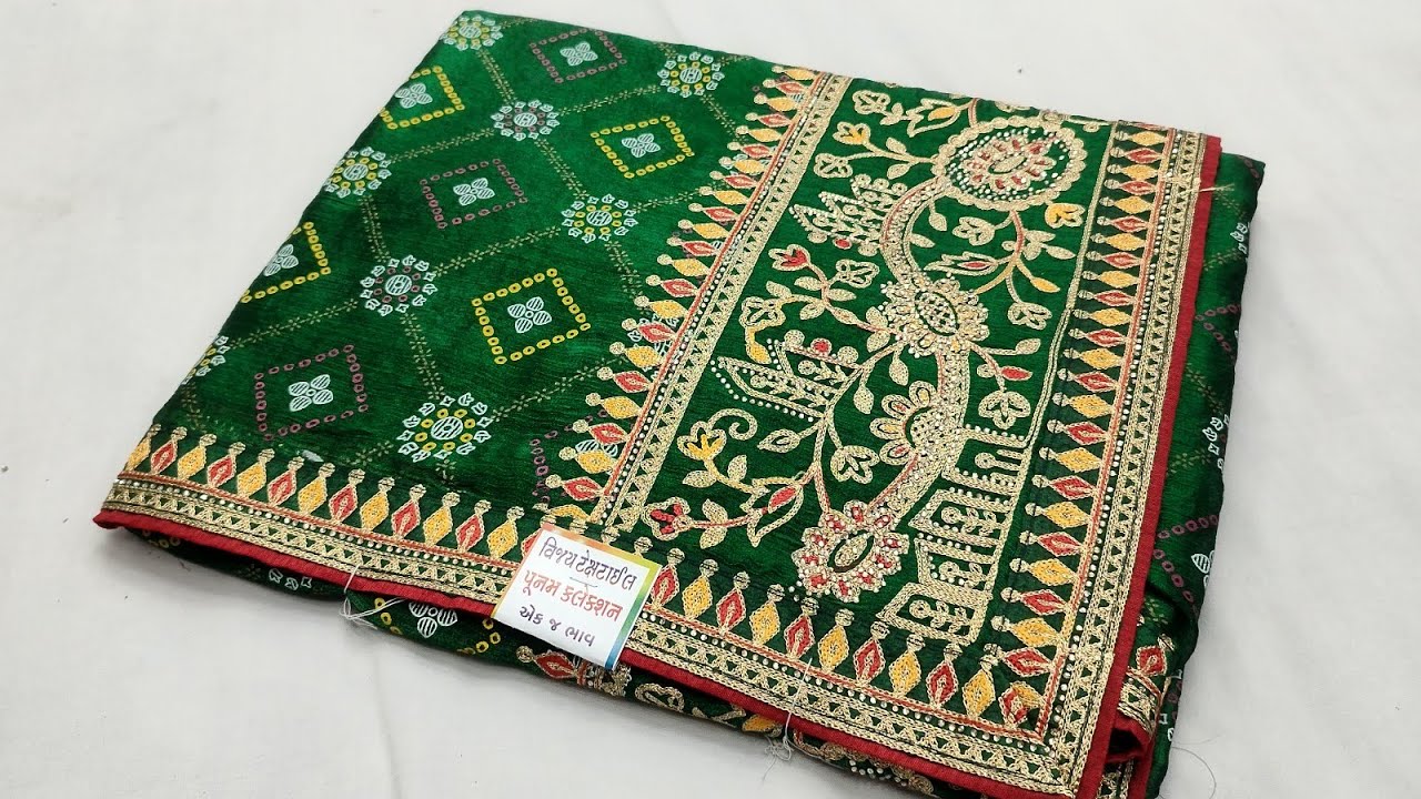 #rajasthani chiffon saree #chiffonsaree फेन्सी राजस्थानी सिफोन साडी। #trendingsarees #fancysarees