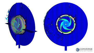 Simulating Oil Emerging from Radial Holes in a Rotating Cylinder