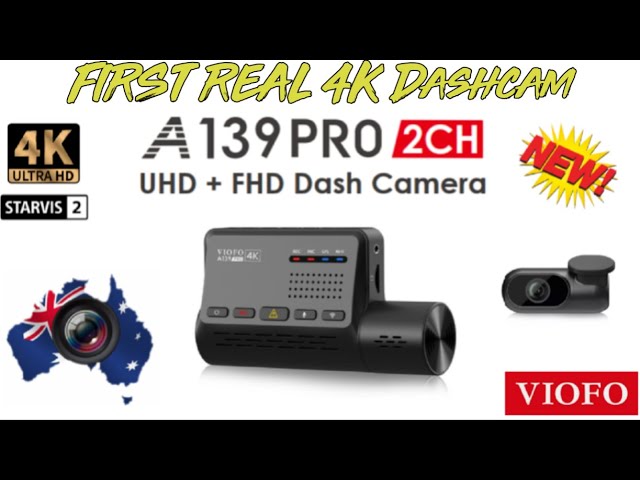 A139 PRO First 4K HDR with Sony Starvis 2 IMX678 Sensor Dash Cam