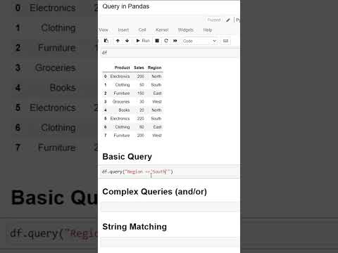 Python Data Query | Python for Data Analyst