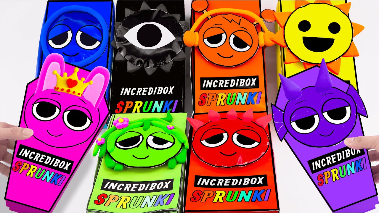 💖Paper DIY💖 Making Incredibox SPRUNKI BLIND BOX Unboxing | How To Make by Mr.Blind Bag ASMR