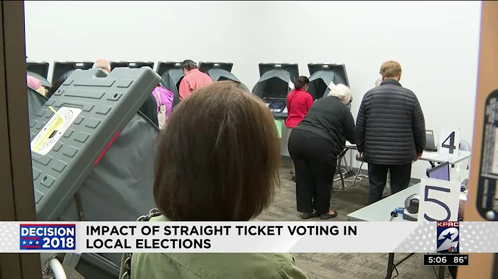 Impact of straight ticket voting in local elections